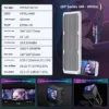 LOVINGCOOL DP-01 360/240 CPU liquid cooler radiator 4.0-inch super large frameless full screen diy water cooler