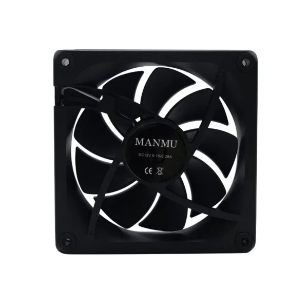 MANMU Case Fans Air Cooling Fixed Color Rainbow Rgb Cooling Fan 120mm Computer Case Cooling Fans 2pin