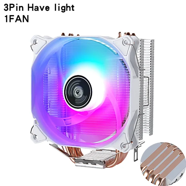 XUANFENG 120mm Fan Radiator Air-cooled 4/6 Heat Pipe CPU Cooler Installing LGA115x 2011 x99 E5 1200 1700 1851 i5 i7 AM4 AM5 2066
