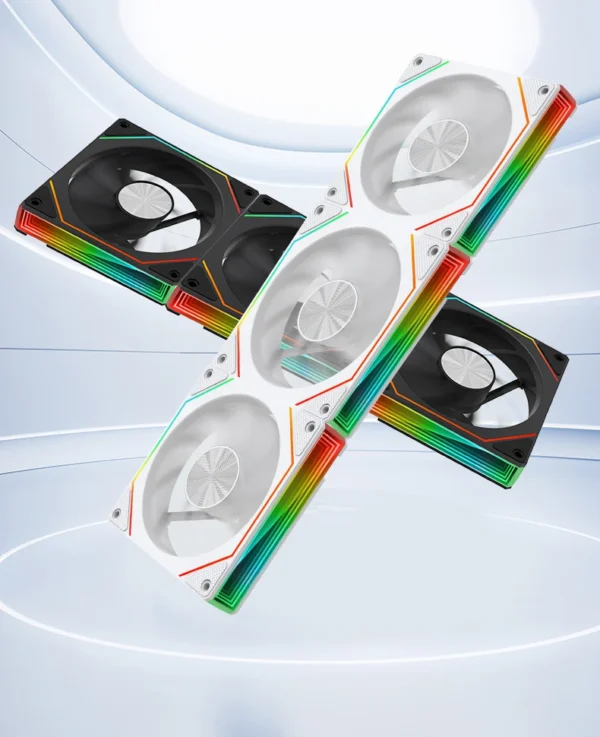 ARGB PC Case Fan 120mm Infinity Mirror Design Motherboard Lighting Sync 4PIN PWM CPU Cooler Fan ventilador Air-cooler mute fans