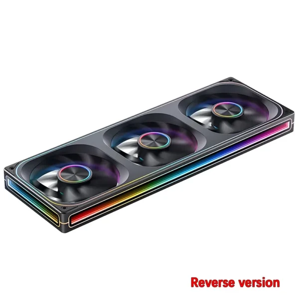 JONSBO ZA-120/240/360 ARGB 12/24/36CM chassis fan Motherboard lighting synchronization/Aluminum Nameplate/PWM Case fans