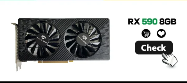 MLLSE AMD RX 580 8GB 2048SP Gaming Graphics Card GDDR5 256Bit PCI-E 3.0 ×16 8Pin Radeon GPU Rx 580 Video Card Placa De Video