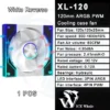ICE Whale XL-120 ARGB PC Case Fan 120mm Infinity Mirror Design Motherboard Lighting Sync 4PIN PWM CPU Cooler Fan ventilador