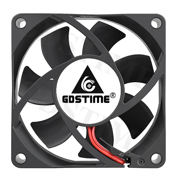 5PCS Gdstime 70x70x15mm DC 24V 12V 5V  70mm x 15mm 2Pin 7cm PC Case Radiator Silent Cooler Brushless Cooling Axial Fan 7015