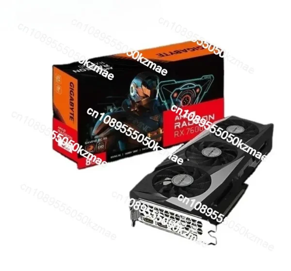 For gigabyt RX 7600 GAMING OC 8G graphics card rx 7600 amd video card
