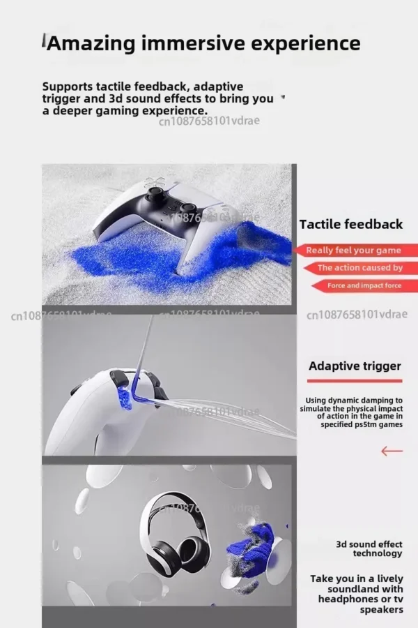 Slim Ps 5 825g Ssd Video Game Handheld  Console Used Original Ps5 for Playstation