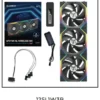 LIAN LI UNI FAN SL Wireless 120 Single Pack , Reverse Blade Triple Pack, LCD 120 Single Pack, Case fan, water cooled fan