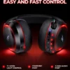 Picun G2 2.4G Wireless Gaming Headset Bluetooth Headphones 5ms Low Latency 7.1 Surround ENC Mic For PC PS4 PS5 Phone Switch
