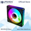 UPSIREN UF-4 12CM Computer Chassis Fan,Infinite Prism ARGB Fan/3 Mirror Surfaces/4 Pin PWM/3PIN ARGB Quiet Cooling Fan