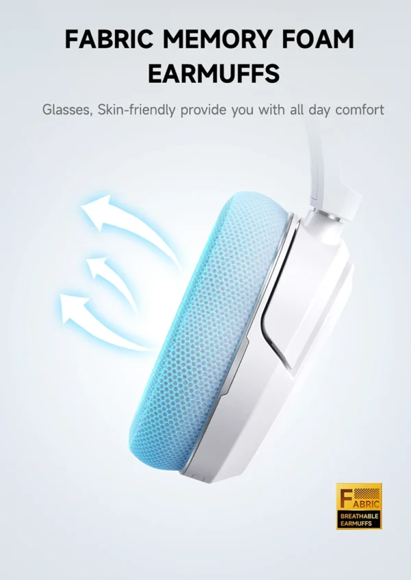 Picun G2 2.4GHz Bluetooth Wireless Gaming Headset For PC PS4 PS5 Phone Switch 5ms Low Latency 7.1 Surround Wired Headset ENC Mic