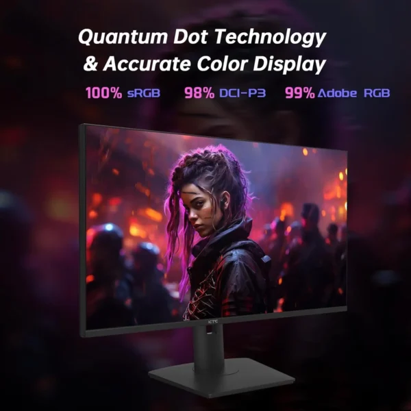 KTC 32 Inch 4K Mini LED Monitor, Fast IPS, HDR1000 144Hz 1ms MPRT Gaming Monitor,Type-C 45W