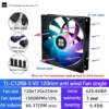 Thermalright TL-C12C 3 in 1 120mm Cooling Fan 5V ARGB gamer Adjust Speed Cooler argb Adjustable computer Case Fan ventilador