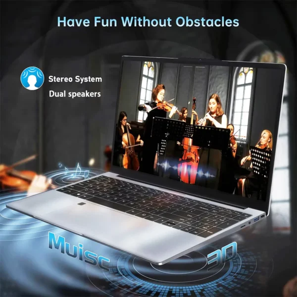 2026 15.6" Intel Core i9 9900U Laptop Computer PC Windows 11 Pro 16GB RAM 1TB 2TB SSD Laptops Office Fingerprint Unlock Game PC