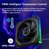 ICE Whale 4RS PLUS 14CM ARGB Chassis Fan 650-1500RPM Air-Cooled PC Cooling Fan