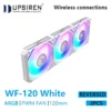 UPSIREN WF-120 ARGB PWM 3PCS Chassis fanARGB120mm/4PIN PWM/ Magic Color Wireless Stitching Computer heat dissipation fan