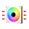 Prism 7 Pro Fan 120 mm Single Pack ARGB Fan Infinity Mirror Daisy Chain Design ﻿