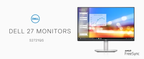 27 Inch, 4K UHD (3840 x 2160) IPS Display, Ultra-Thin Bezel, AMD FreeSync, HDMI, DisplayPort