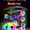 Prism 4 Pro Building Blocks Modular Case Fan ARGB Mirror Cycle Light Effect 800-2000RPM PWM Water Cooling 120mm Cooler Fan