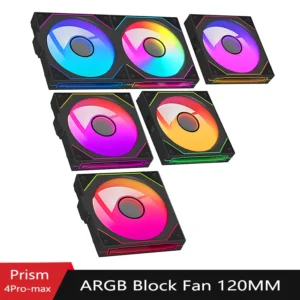 Magic Building Block chassis fan computer cooling fan modular wireless fan 120mm shell cooling fan ARGB ventiladores para pc