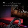 HAYLOU HexStorm G1 Wired Gaming Headphone 7.1 Surround Sound 50mm Dual Driver Esports Gamer Headset with Mic For PS4 PS5 PC