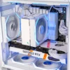 Jungle Leopard Galaxy Prism XH Flowing Running Lights PC Case Fan 120mm  ARGB Cyclic Mirror Light Effect PWM Cooling Fan