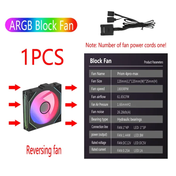 Magic Building Block chassis fan computer cooling fan modular wireless fan 120mm shell cooling fan ARGB ventiladores para pc