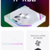 Jungle Leopard Galaxy Prism XH Flowing Running Lights PC Case Fan 120mm  ARGB Cyclic Mirror Light Effect PWM Cooling Fan