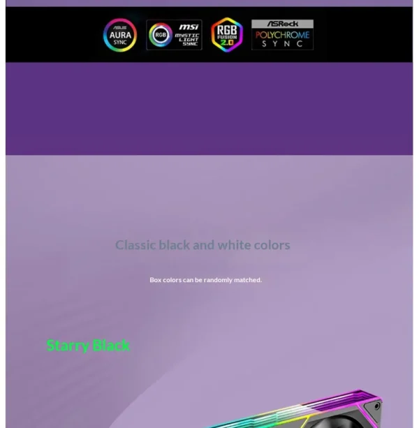 WJCOOLMAN StarLink Integrated Fan 120mm ARGB Infinite Mirror Divine Light Synchronous PWM Speed Control Computer Silent Case Fan