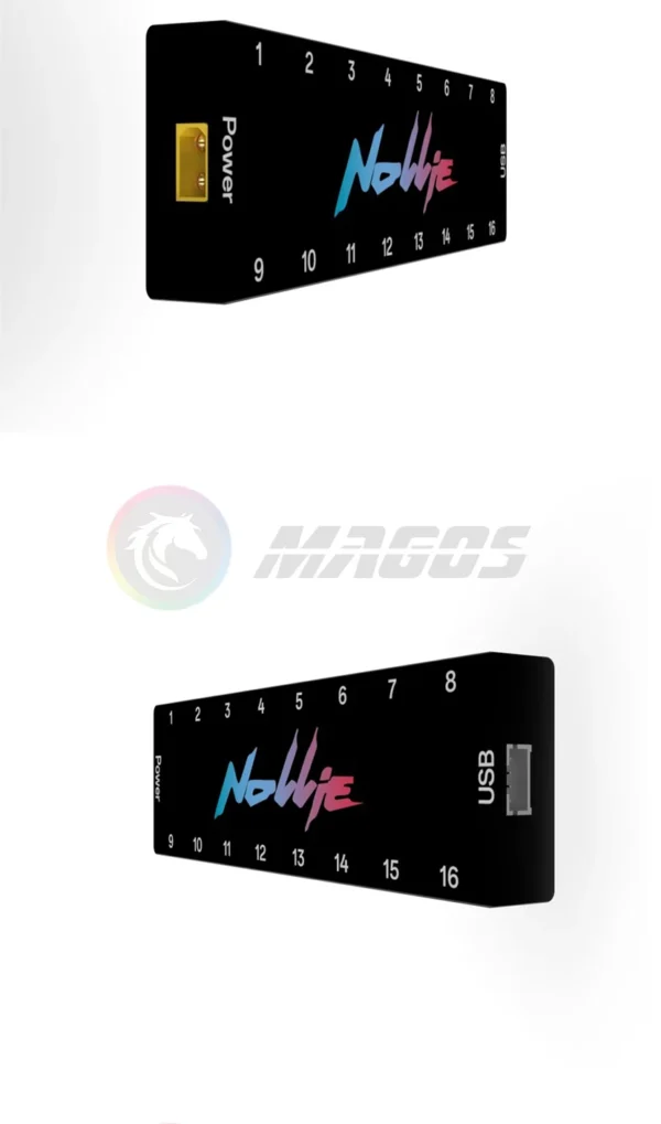 Nollie RGB Asynchronous Controller HUB 8/16 Ways Addressable ARGB Splitter Support Software Signal-RGB/OpenRGB Management