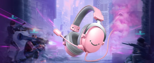 FIFINE Gaming Streaming Headset and Microphone Kit with Gain Knob/RGB/Monitor,for PC/MAC/PS4/PS5/Mixer/YouTube/Steam-AM8TP/H9P