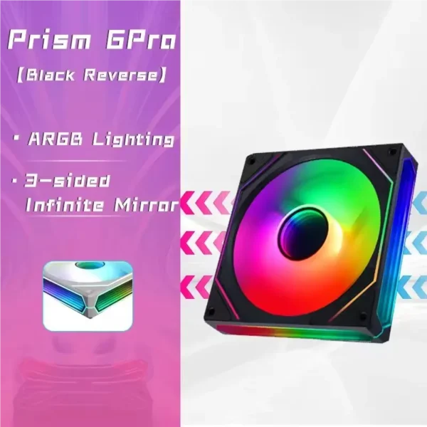 OEM PRISM 6 PRO PC Fan 120mm 5V 3PIN ARGB 4Pin PWM Cooling Fan 12V Large Air Volume Computer case Fan ventilador