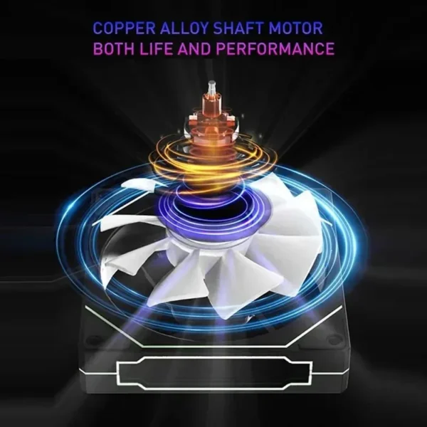 LDPCSJ PRISM 4 PRO Computer Chassis Fan 12cm ARGB 4 Pin  Quiet Cooling Fan 12V Large Air Volume 42CFM/1200RPM