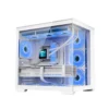 White Panoramic Sea View Room Chassis (360 Water Cooling/10 Fan Positions/ATX/Type-C Interface)