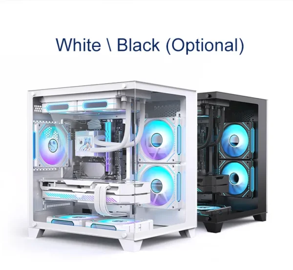 Game Desktop Amd 5600x Cpu RTX 4060 6g 500gb M2 8g Ram Pc Gaming Desktop Computer