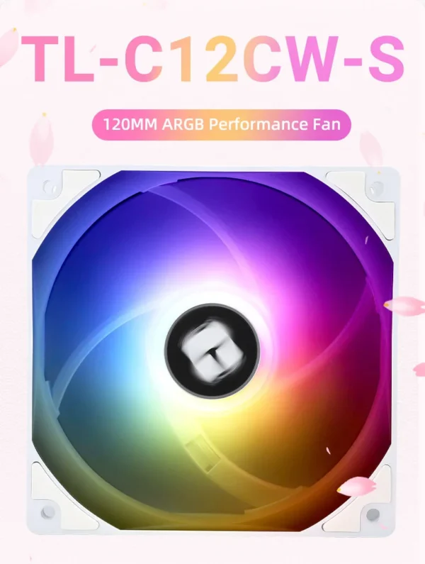 Thermalright TL-C12C 3 in 1 120mm Cooling Fan 5V ARGB gamer Adjust Speed Cooler argb Adjustable computer Case Fan ventilador