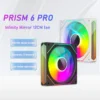 Zezzio Prism 6 PRO 120mm PC Case Fan ARGB 12V 4PIN PWM Air Cooler CPU Cooling Fan 3-sided Infinite MirrorCompute Chassis Fan