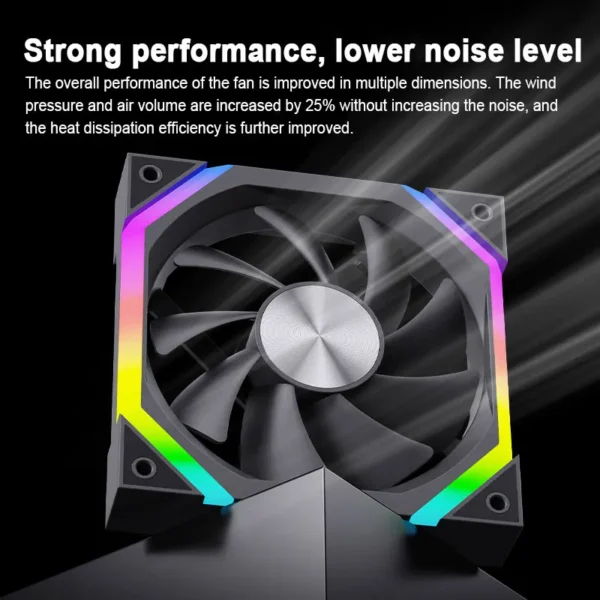UPSIREN ZF-120 PC Fan ARGB 120mm 4Pin PWM Quiet Cooling Computer Case Fan 12V Large Air Volume gaming accessories ventilador