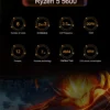 AMD Ryzen 5 5600 CPU AMD R5 5600 Processor 4.4GHz 6-Core 12-Thread 32MB Cache Socket AM4 Desktop PC Gaming CPU
