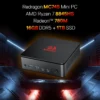 Redragon MPC745 Mini PC AI NPU AMD Ryzen 7 8845HS Processor(MAX 5.1 GHz), Mini Desktop Computer ,Radeon 780M Graphics & 16GB DDR