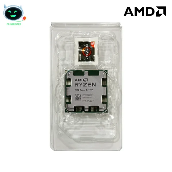 AMD Ryzen 5 7500F R5 7500F CPU Ryzen Processor 6 Core 12 Thread 65W 5nm Socket AM5 Procesador 라이젠 процессор PC Gamer Desktop