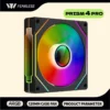 OEM PRISM 4 PRO Computer Chassis Fan 120mm 5V 3PIN ARGB 4 Pin PWM Quiet Cooling Fan 12V Large Air Volume 45.2CFM/600-1500RPM