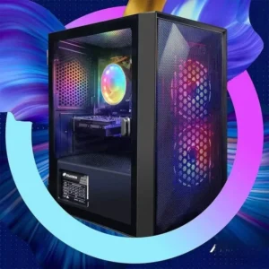 Popular.Prebuilt Gaming PC Desktop, AMD Radeon RX 550 4G GDDR5, Core I5 3.3Ghz up to 3.7Ghz, 16G Ram, WiFi, BT 5.0, RGB Mo
