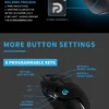 Logitech G402 Wired Gaming Mouse, Ergonomic, High Precision, Suitable for E-Sports and Office, Compatible with Laptops
