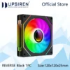 UPSIREN UF-1 PRISM 4 PRO Computer Chassis Fan 12cm ARGB 4 Pin PWM Quiet Cooling Fan 12V Large Air Volume 45CFM/600-1500RPM