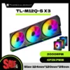 Thermalright TL-M12Q-S X3 Computer Case Fan, ARGB 120mm PC Case Fan/Daisy Chain/Infinity Mirror/Silent/PWM