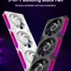 Coolcirc DL-2 120mm ARGB Cooling Fan Modular Wireless Stackable Splicing 800-2000RPM PWM Silent for Gaming PC Case Water Cooler