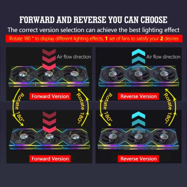 JUMPEAK DS120 Face-Changing ARGB Cooling Fan 360mm 240mm Modular Stackable Splicing 120mm RGB Fans For Gaming PC Case CPU Cooler