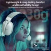 ATTACK SHARK L80PRO Wireless Gaming Headset 2.4G/BT/Wired Ultra-Light 40mm Drivers Low Latency Headphone for PC PS5 Switch Xbox