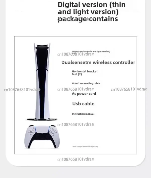 Slim Ps 5 825g Ssd Video Game Handheld  Console Used Original Ps5 for Playstation