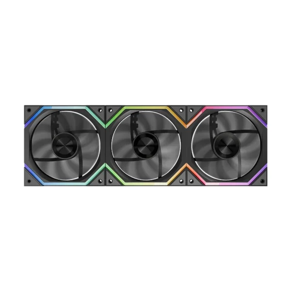 Jungle Leopard Galaxy Prism XH Flowing Running Lights PC Case Fan 120mm  ARGB Cyclic Mirror Light Effect PWM Cooling Fan